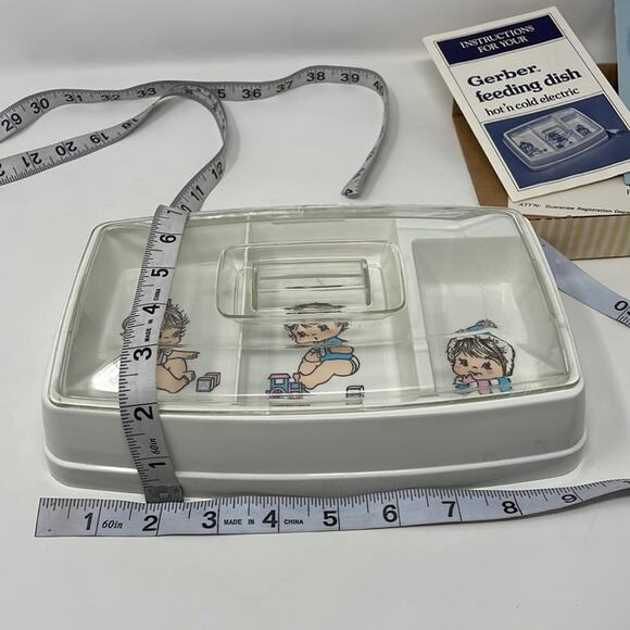 Vintage Gerber hot’n cold feeding dish model #3718 - Picture 5 of 8